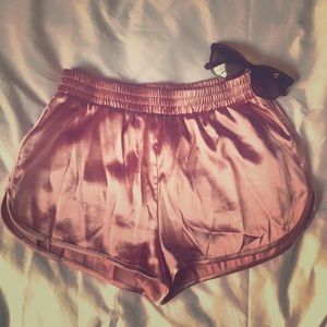 Satin shorts